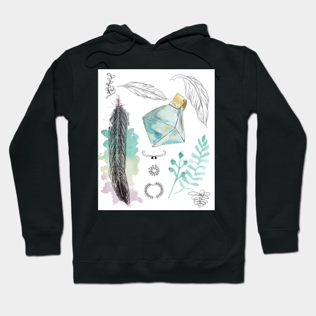 Composition with fluorite Hoodie by feafox92